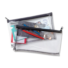 MMF Industries Clear View Vinyl Zipper Bag