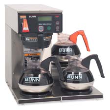 Bunn-O-Matic 12-cup Dgtl 3-Wrmr Commercial Brewer