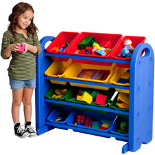 Early Childhood Res. 4tier/12bin Storage Organizer