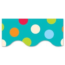 Creative Teaching Press Dots on Turquoise Border