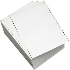 Sparco Perforated Blank Computer Paper