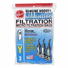 Hoover Type Y Allergen Filtration Bags