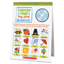 Scholastic Res. Pre K-1 Calendar Sing-A-Long Set