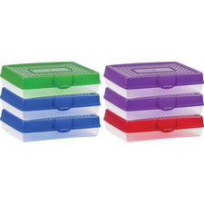 Storex Ind. Snap Lid Large Pencil Box