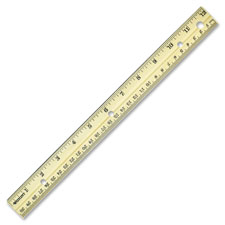 Acme Metal Edge English/Metric Wood Ruler