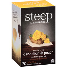 Bigelow Dandelion and Peach Rooibos and Green Tea