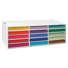 Pacon 15-Shelf Construction Paper Storage Unit