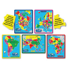 A Broader View Continent Puzzle Combo Pack