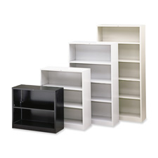 HON Brigade Fixed Bottom Shelf Putty Steel Bkcases