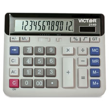 Victor 12-digit XL LCD Desktop Calculator