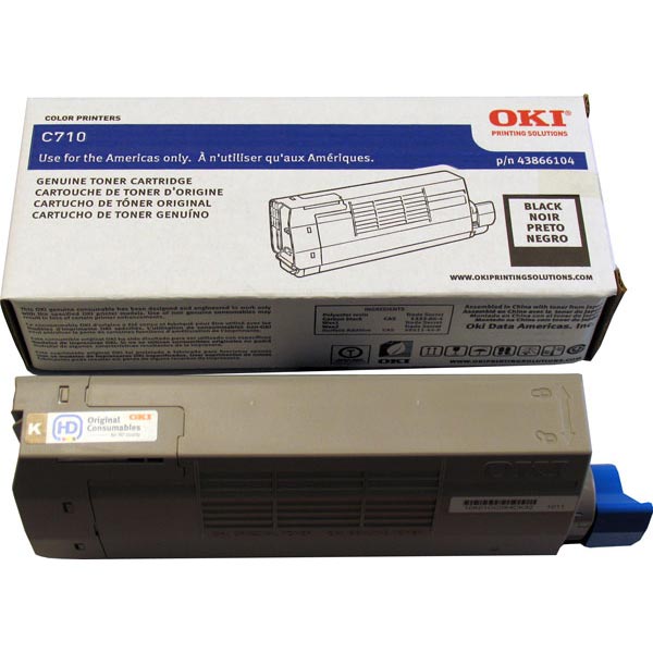 Okidata 43866104 Black OEM Toner Cartridge