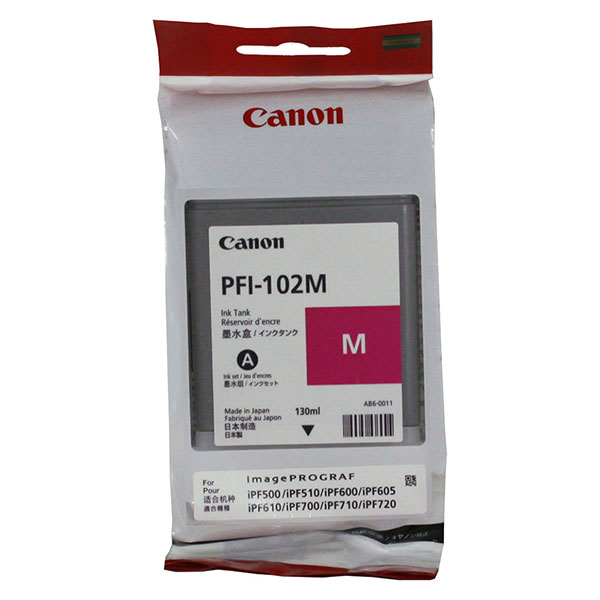 Canon 0897B001 (PFI-102M) Magenta OEM Inkjet Cartridge