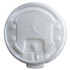 Solo Cup Plastic Lift/Lock Tab Hot Cup Lids