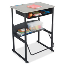 Safco 28" AlphaBetter Adj-ht StandUp Book Box Desk