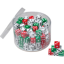 Chenille Kraft 144pc Tub of Dice