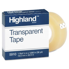 3M Highland Transparent Light-duty Tape