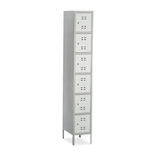 Safco Six-tier Two-tone Box Lockers w/ Legs