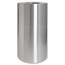 Genuine Joe Classic Cylinder 2-pc Waste Receptacle