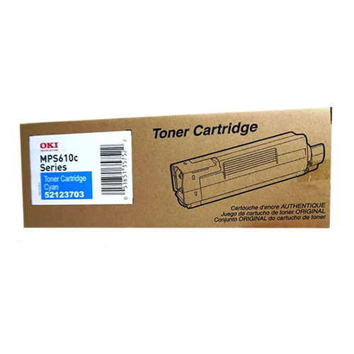 Okidata 52123703 Cyan OEM Toner