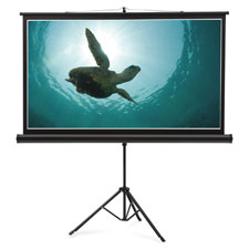 Quartet Tripod Base Wide Projection Screen