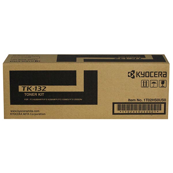 Kyocera Mita 1T02HS0US0 (TK-132) Black OEM Toner