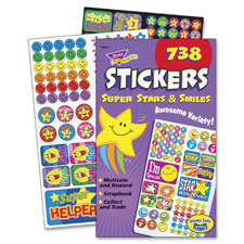 Trend Super Stars/Smiles Sticker Pad