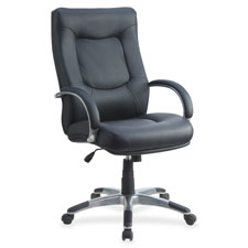 Lorell Stonebridge Executive Leather Swivel Chair