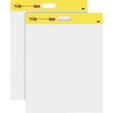 3M Post-it Self-Stick Plain White Paper Wall Pad