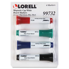 Lorell Magnetic Cap Whiteboard Markers