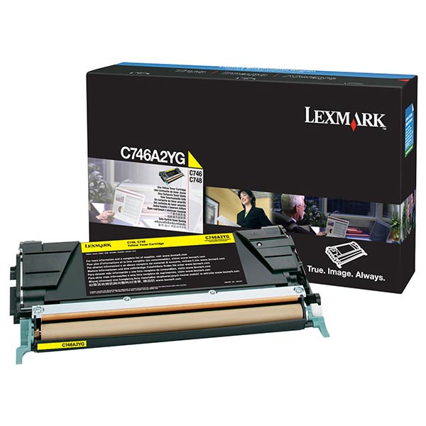 Lexmark C746A2YG Yellow OEM Toner