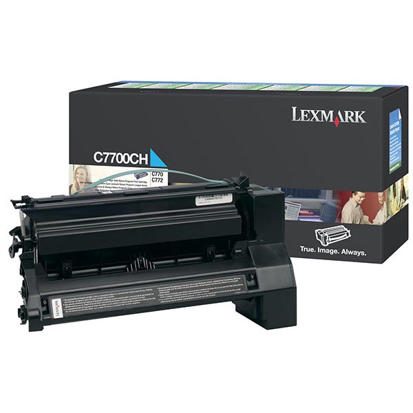 Lexmark C7700CH Cyan OEM Toner Cartridge