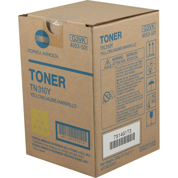 Konica Minolta 4053-501 (TN-310Y) Yellow OEM Copier Toner