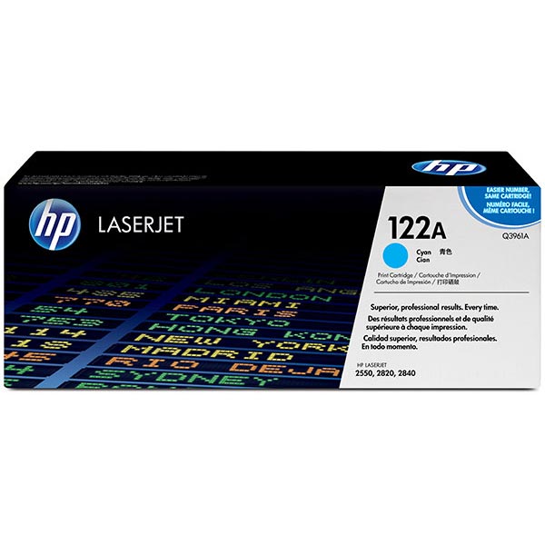 HP Q3961A (HP 122A) Cyan OEM Toner Cartridge