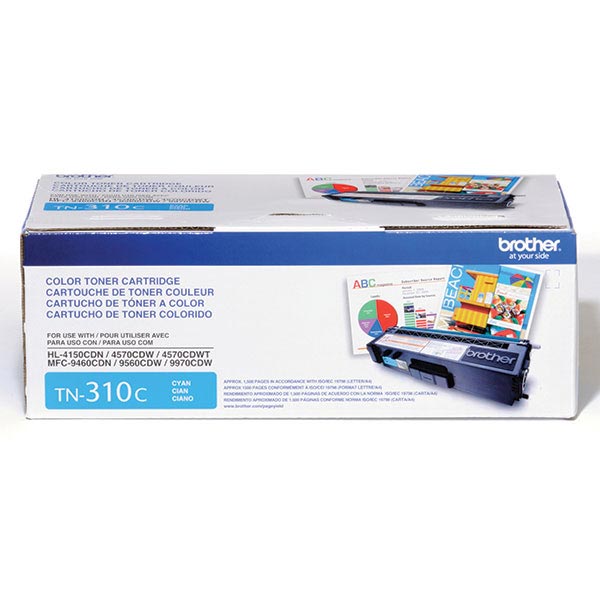 Brother TN-310Y Yellow OEM Toner Cartridge