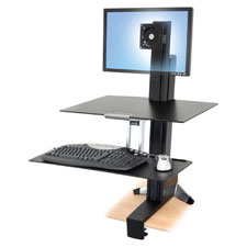 Ergotron WorkFit-S Single Display Workstation