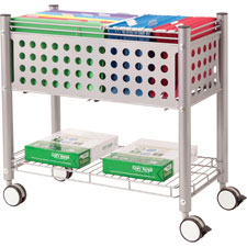 Vertiflex Open Top Rolling File Cart