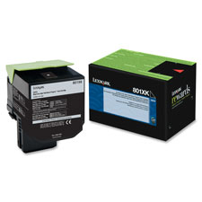 Lexmark 80C1XC0/KO/MO/YO Toner Cartridges