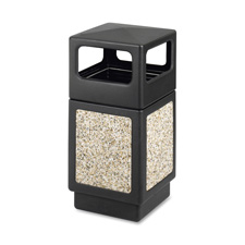 Safco Indoor/outdoor Square Receptacles