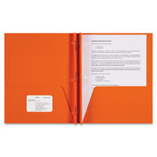 Sparco Two-pocket 3-Prong Leatherette Portfolio