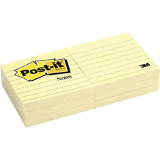 3M Post-it 3x3 Lined Notes