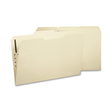 Bus. Source 2-ply Tab Legal Fastener Folders