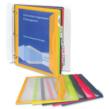 C-Line Write-on Tab Poly Binder Pockets