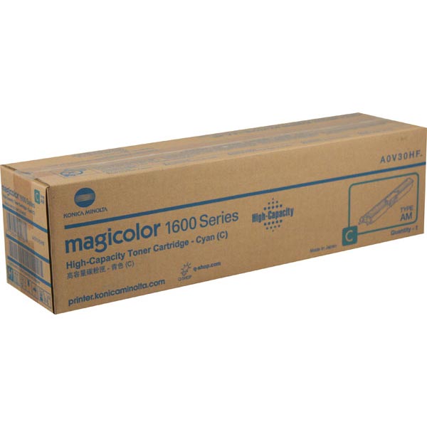 Konica Minolta A0V30HF Cyan OEM Toner Cartridge