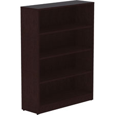 Lorell Essentials Espresso Laminate Bookcase