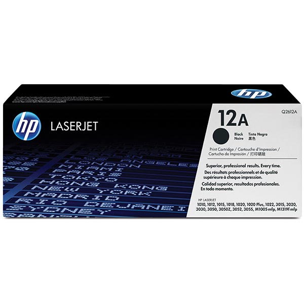 HP Q2612A (HP 12A) Black OEM Toner Cartridge