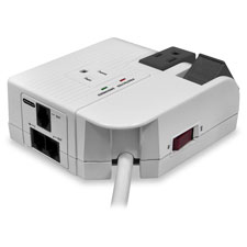 Compucessory Corner Outlet Laptop Surge Protector