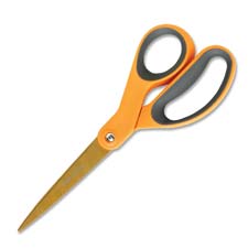 Fiskars Ergonomic Handles 8" Titanium Scissors