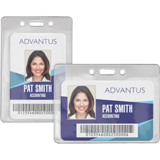 Advantus Oversized Vinyl Badge Holders