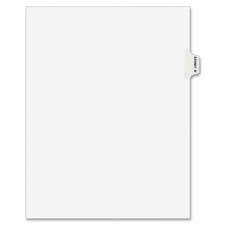 Avery Letter Tab Legal Exhibit Index Dividers