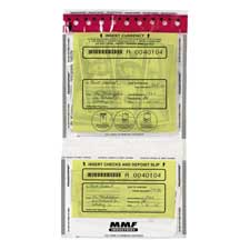 MMF Industries Tamper Evident Twin Deposit Bags